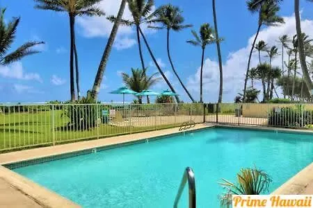 アパート Beach & Country Beachfront Studio Hauula 米国